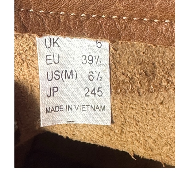 MEN’S HELLY HANSEN LEATHER BOAT SHOES (SZ 6.5) (EUC) - Picture 13 of 14